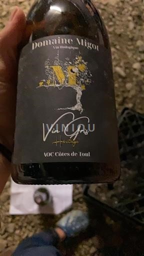 Lothringen Côtes-de-Toul Domaine Migot Vin Gris Héritage 2022
