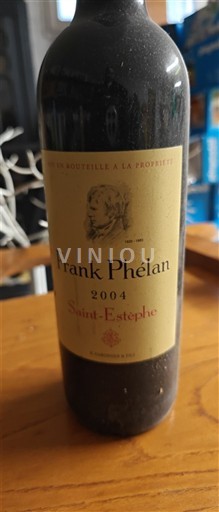 Bordeaux Saint-Estèphe Frank Phélan 2004