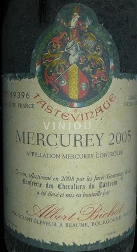 Bourgogne Mercurey Mercurey Albert Bichot Tastevinage Tastevinage 2005