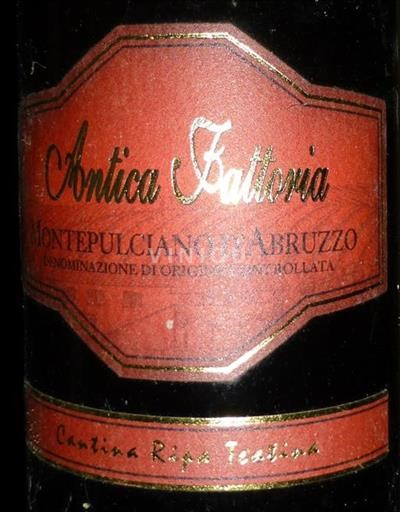 Abruzzo Montepulciano d'Abruzzo Montepulciano Abruzzo Antica Factoria Antica Factoria 2004