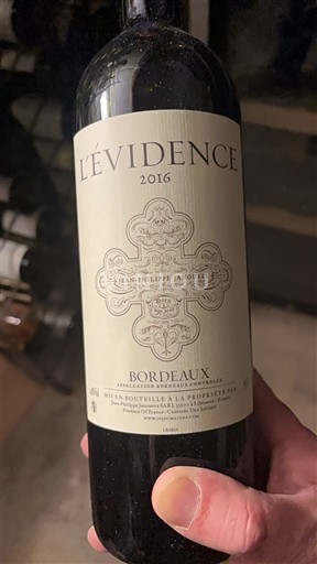 Bordeaux Jean-Philippe Janoueix L'Évidence 2016