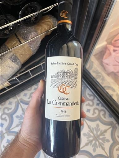 Bordeaux Saint-Émilion Grand Cru Château La Commanderie 2011