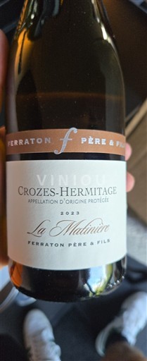 Rhône Valley Crozes-Hermitage Ferraton Père & Fils La Matinière 2023