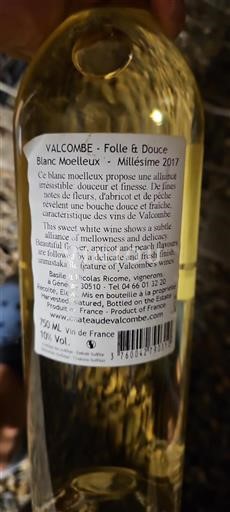 Rhône Valley Unspecified Valcombe Folle & Douce 2017