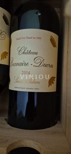 Bordeaux Saint-Julien Grand Cru Château Branaire-Ducru 2016