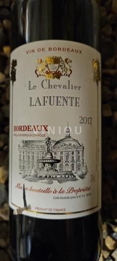 Bordeaux Le Chevalier Lafuente 2017