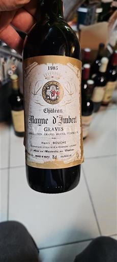 Bordeaux Graves Château Mayne Imbert 1985