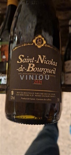 Valle del Loira Saint-Nicolas-De-Bourgueil Les Héritiers A.D 2021