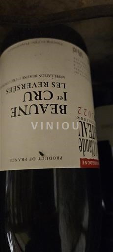 Bourgogne Ikke specificeret Premier Cru Les Reversées 2022