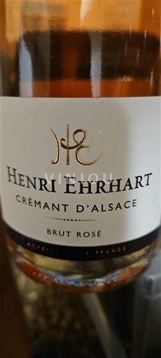 Vin Effervescent Rosé brut Brut Rosé Henri Ehrhart Non millésimé France Alsace Crémant-d'alsace AOC