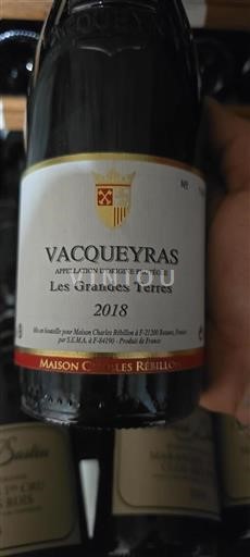 Thung lũng Rhône Vacqueyras Maison Charles Rébillon Les Grandes Terres 2018
