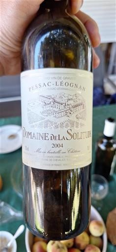Bordeaux Pessac-Léognan Domaine La Solitude 2004