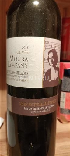 Roussillon Côtes du Roussillon Villages Les Vignerons de Tremenou Moura Lympany 2018