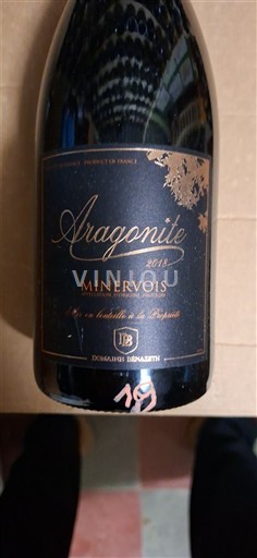 Langvedok Minervois Domaine Bénazeth Aragonite 2018