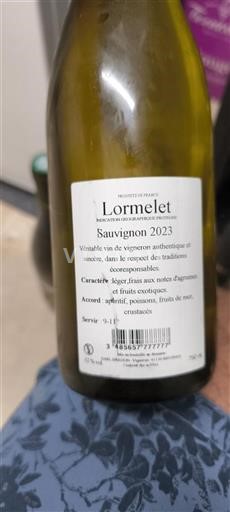 Loire Valley Not Specified Lormelet 2023