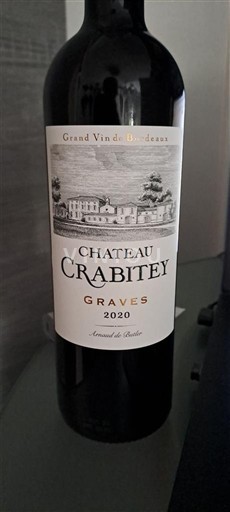 Bordeaux Graves Château Crabitey 2020