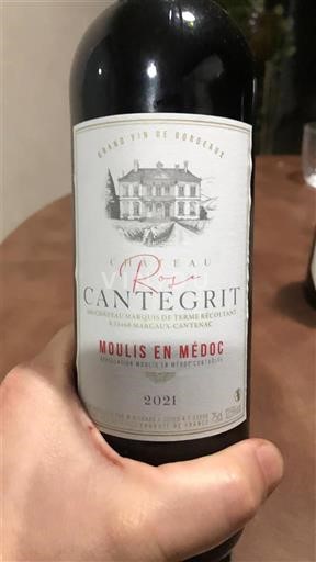 Bordeaux Moulis-en-Médoc Château Rose Cantegrit 2021
