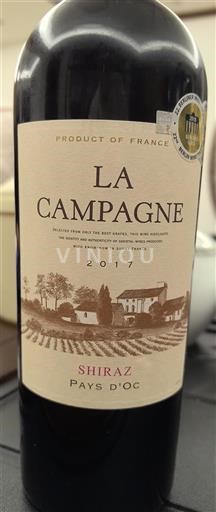 Languedoc og Roussillon Pays d'Oc LA CAMPAGNE 2017