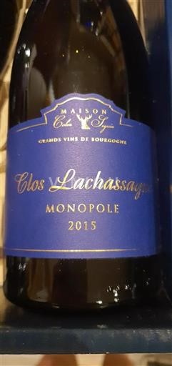 Bourgogne Maison Colin Seguin Clos Lachassagne Monopole 2015