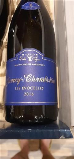 Borgoña Gevrey-Chambertin Premier Cru Maison Collin Seguin Les Evocelles 2016