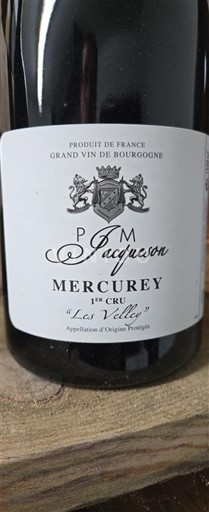 Bourgogne Mercurey Premier Cru P. & M. Jacqueson Les Velley 2023