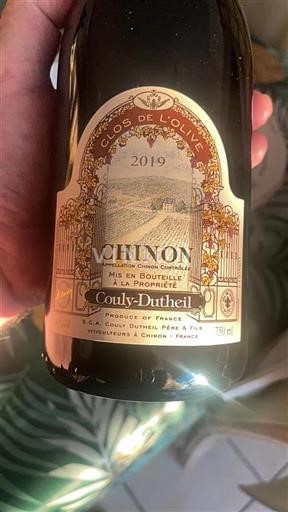 Loire Valley Chinon Couly-Dutheil Clos de l'Olive 2019