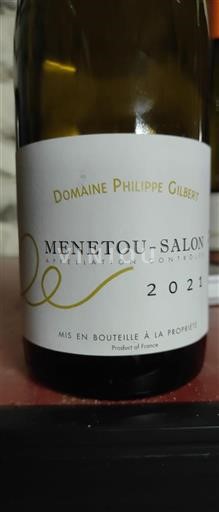 Údolí Loiry Menetou-Salon Domaine Philippe Gilbert 2021