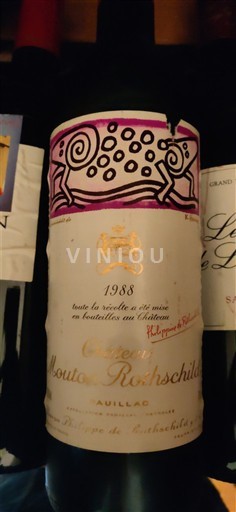 Bordeaux Pauillac Grand Cru Château Mouton Rothschild 1988