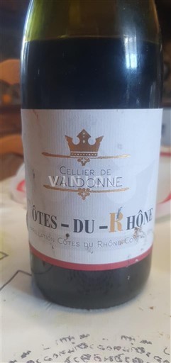 Rhônen laakso Côtes-du-rhône Cellier de Valdonne Ei vuosikertaa