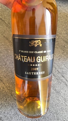 Bordeaux Sauternes Grand Cru Château Guiraud 2009
