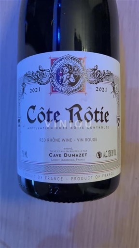 Údolí Rhôny Côte-rôtie Cave Dumazet 2021