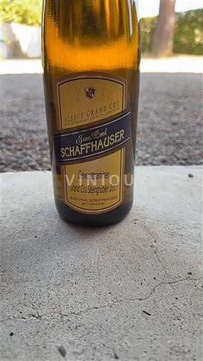 Alsazia Alsazia Grand Cru Grand Cru Jean-Paul Schaffhauser Grand Cru Steingrubler 2017