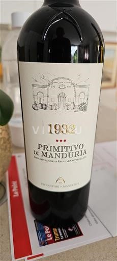 Apulia Primitivo di Manduria Produttori di Manduria 1932 2022