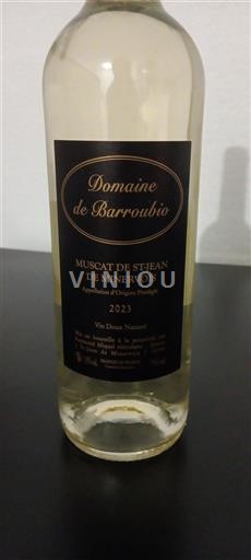 Langvedok Muškat Saint-Jean-de-Minervois Domaine Barroubio 2023