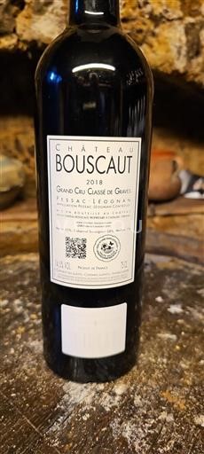 Burdeos Pessac-Léognan Grand Cru Château Bouscaut 2018