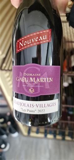 Beaujolais Beaujolais-kylät Domaine Gaël Martin Les Pains 2022