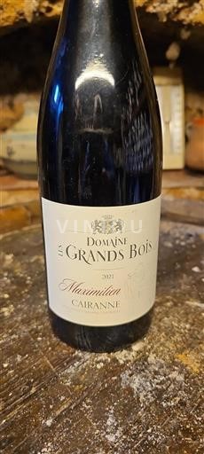 Thung lũng Rhône Cairanne Domaine Les Grands Bois Maximilien 2021