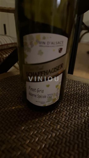 Alsace Grand Cru Schaffhauser Réserve Spéciale 2022