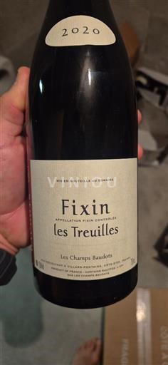 Bourgogne Fixin Les Champs Baudots les Treuilles 2020
