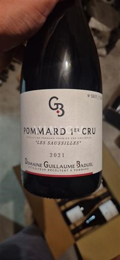 Borgoña Pommard Premier Cru Domaine Guillaume Baduel Les Saussilles 2021
