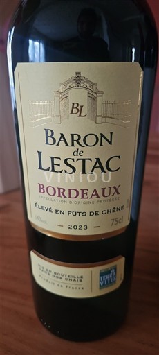 Burdeos Bordeaux Baron de Lestac 2023