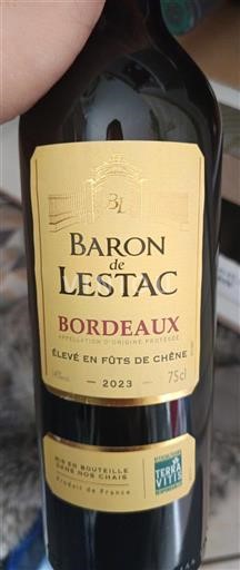 Burdeos Bordeaux Baron de Lestac 2023