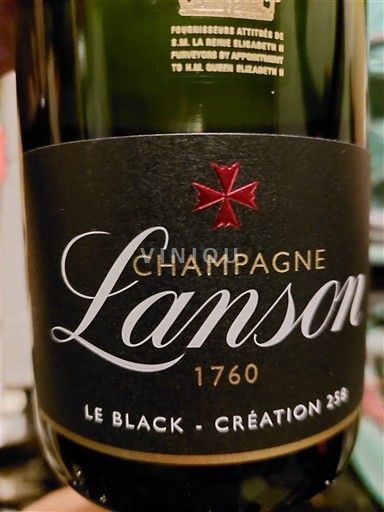 Šampanja Šampanjec Lanson Le Black - Création 258 2018