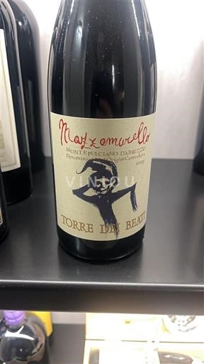 Abruzzo Montepulciano d'Abruzzo Torre dei Beati Mazzamurello 2019