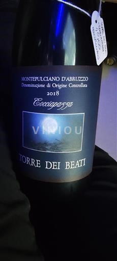 Abruzzo Montepulciano d'Abruzzo Torre dei Beati Cocciapazza 2018
