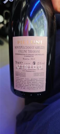 Abruzzo Montepulciano d'Abruzzo Colline Teramane Illuminati Pieluni 2013