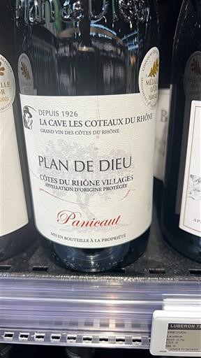 Thung lũng Rhône Côtes-du-rhône-villages La Cave les Coteaux du Rhône Panicaut 2020