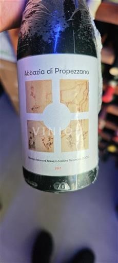 Abruzzo Montepulciano d'Abruzzo Colline Teramane Abbazia di Propezzano 2017