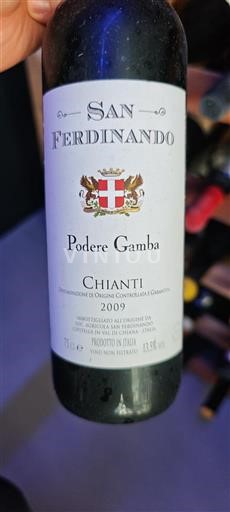 Toskánsko Chianti San Ferdinando Podere Gamba 2009