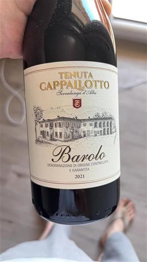 Piedmont Wines Barolo Tenuta Cappallotto 2021